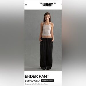 UNIF Ender pant wide leg trousers